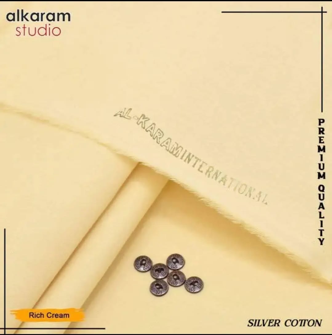 ALKARAM MEN’S COTTON SUIT