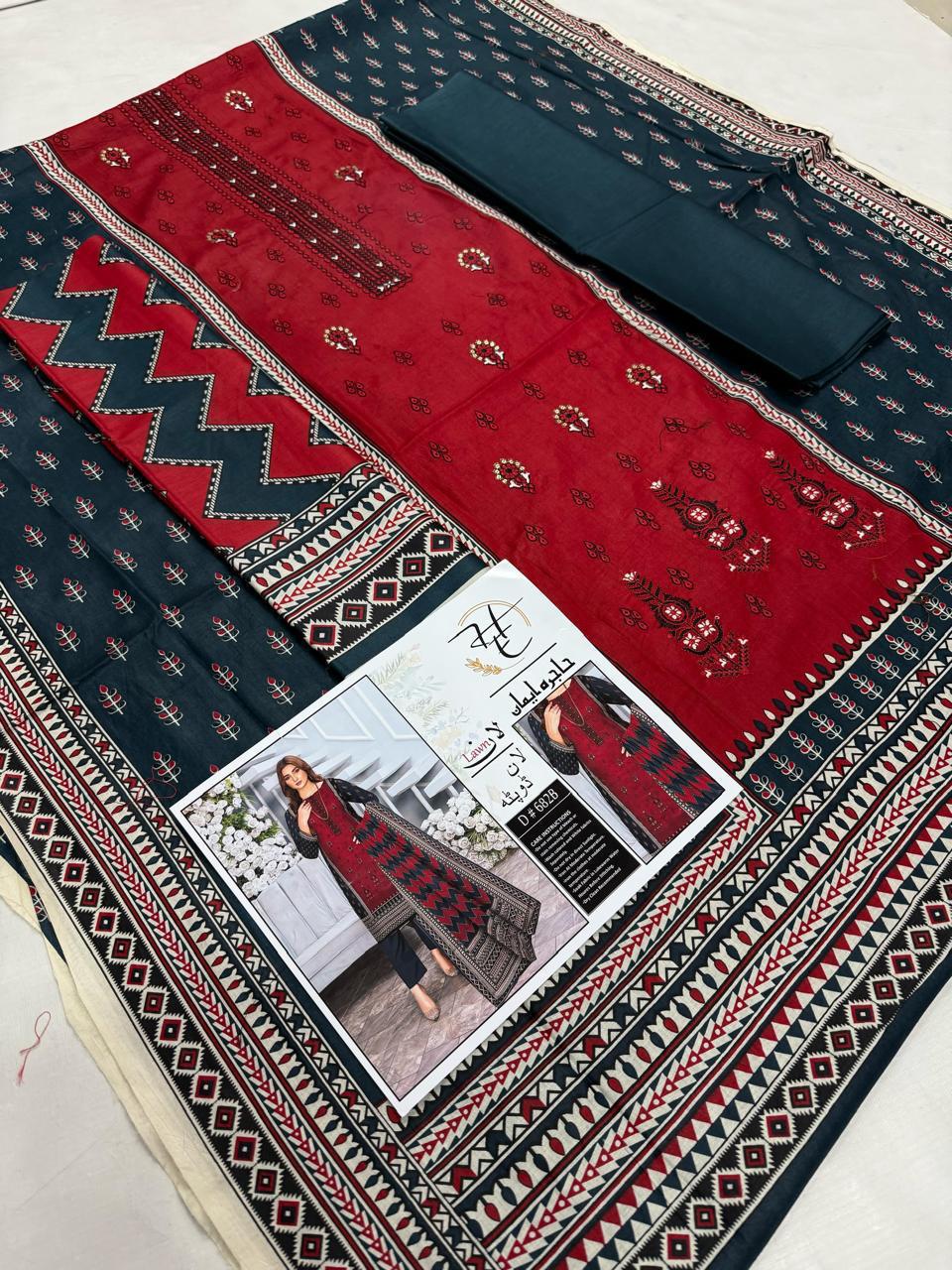 SUMMER COLLECTION LAWN Duppata