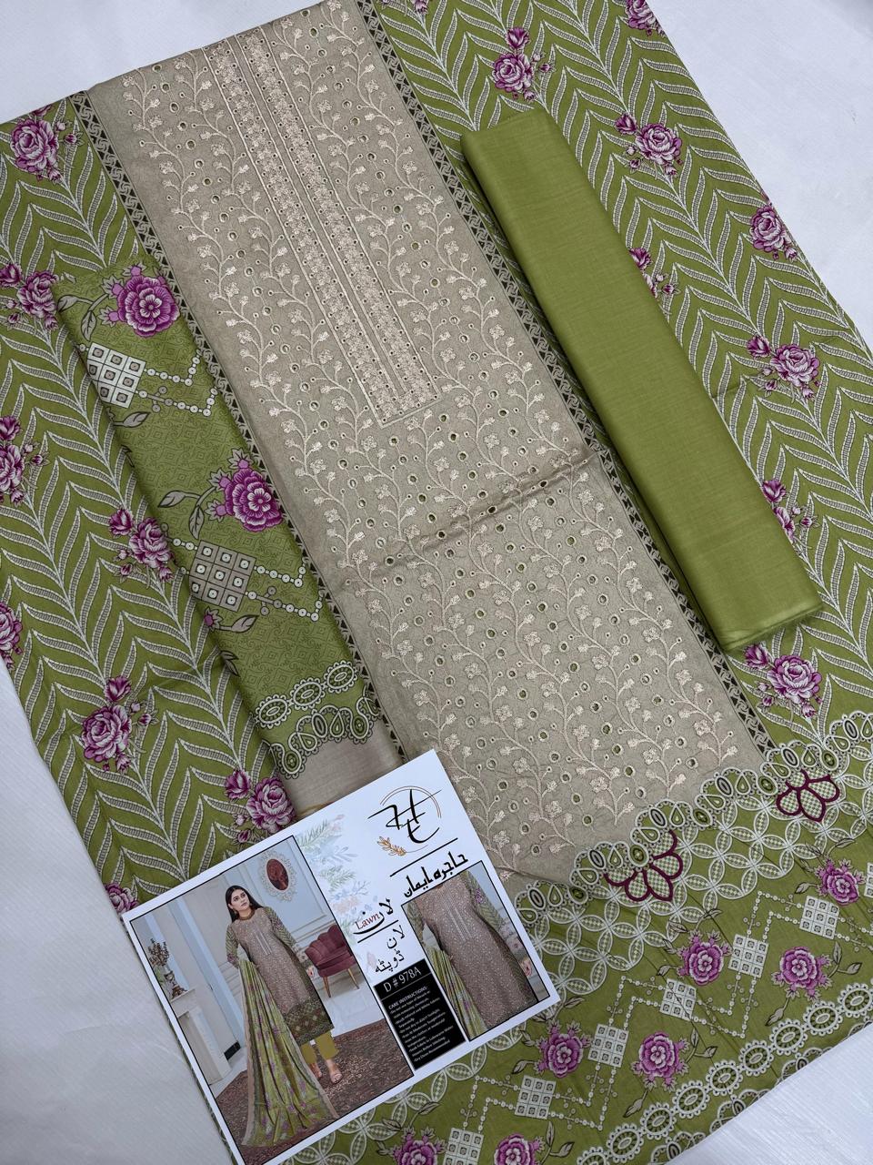 SUMMER COLLECTION LAWN Duppata