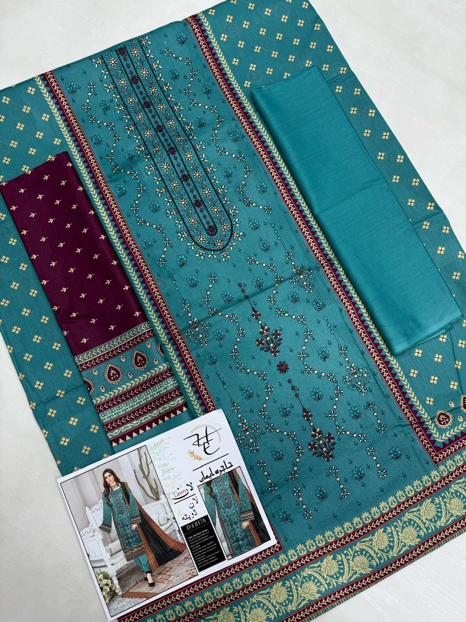 SUMMER COLLECTION LAWN Duppata