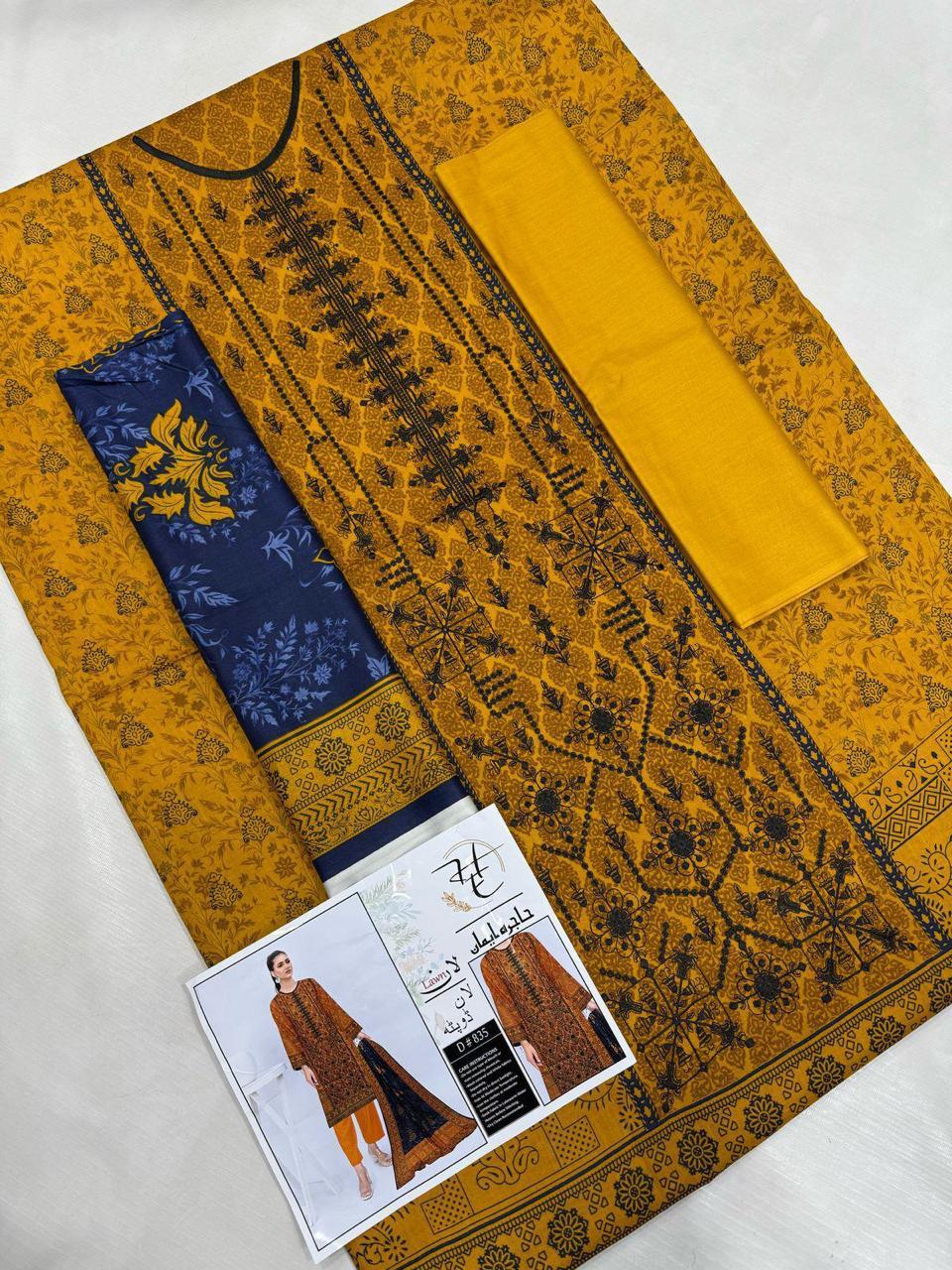 SUMMER COLLECTION LAWN Duppata