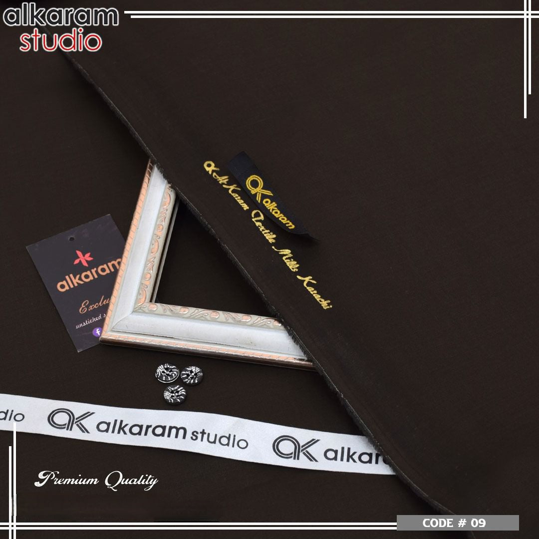 ALKARAM MEN’S COTTON SUIT