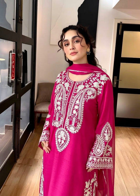 URGE DHANAK 3PC EMBROIDERED