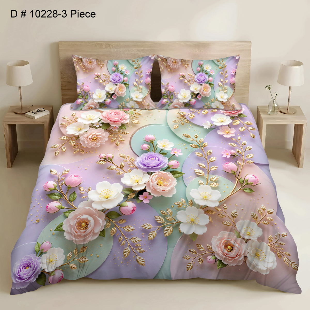 BEDIOR 5D DIGITAL PRINT BED SHEET SET