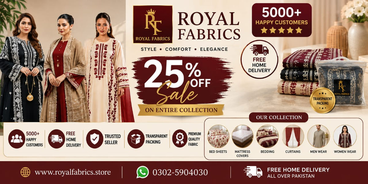 DHANAK 3PC EMBROIDERED