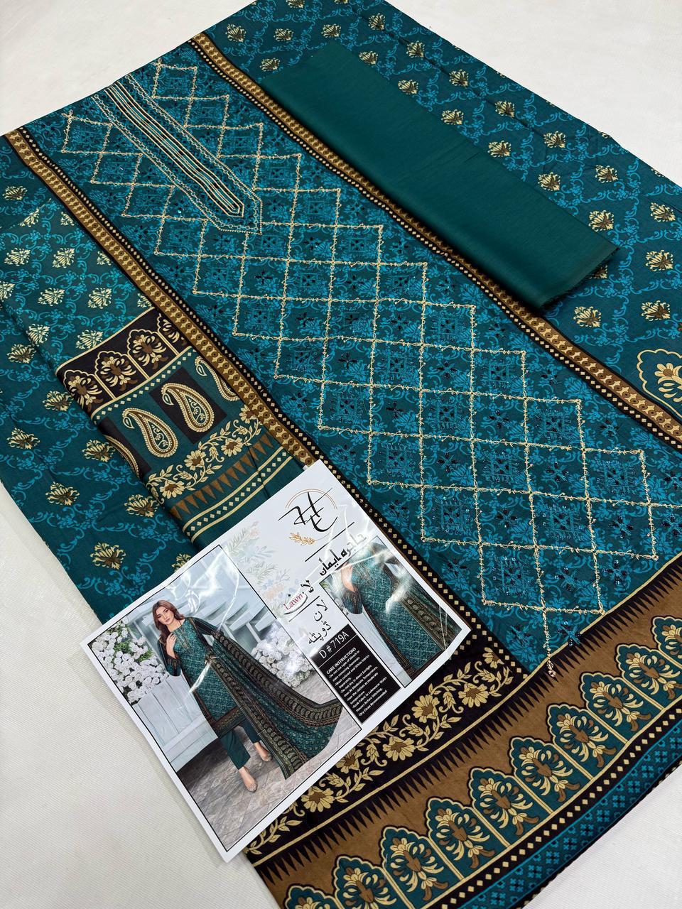 SUMMER COLLECTION  LAWN Duppata