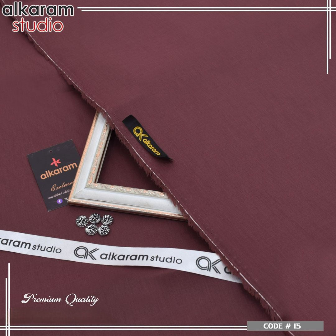 ALKARAM MEN’S COTTON SUIT