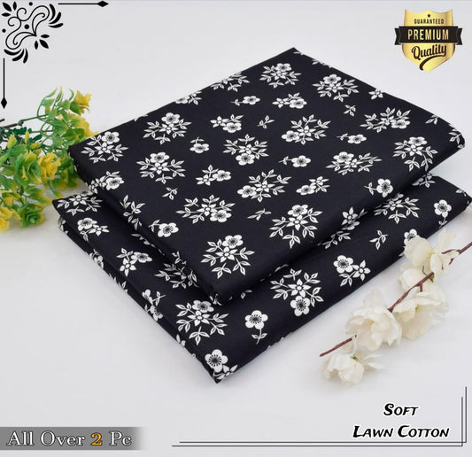 Rooma  2Pcs Soft Cotton Lawn Life Time Guaranteed