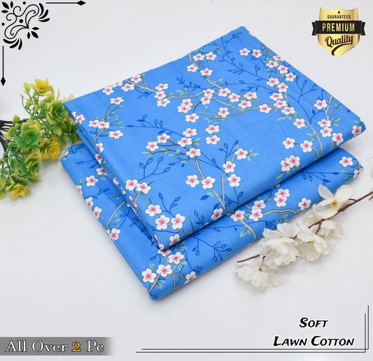 Rooma  2Pcs Soft Cotton Lawn Life Time Guaranteed