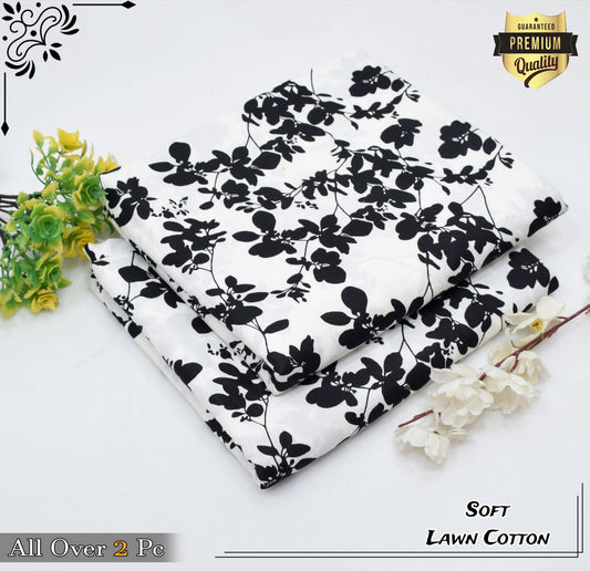 Rooma  2Pcs Soft Cotton Lawn Life Time Guaranteed