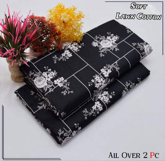 Rooma  2Pcs Soft Cotton Lawn Life Time Guaranteed