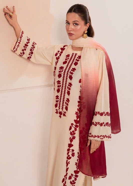 LAAM DHANAK 3PC EMBROIDERED