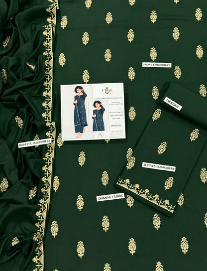 URGE DHANAK 3PC EMBROIDERED