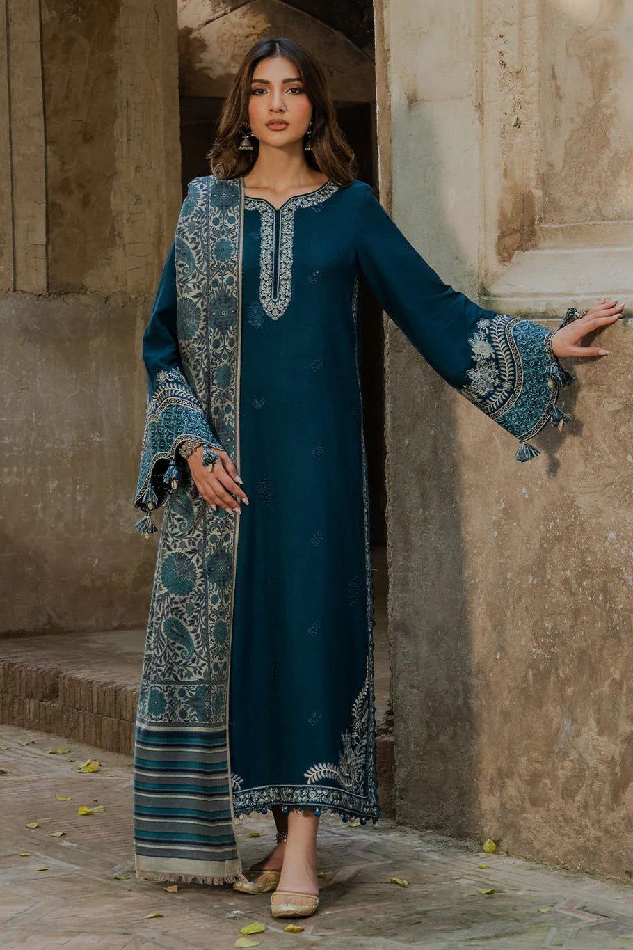 URGE DHANAK 3PC EMBROIDERED
