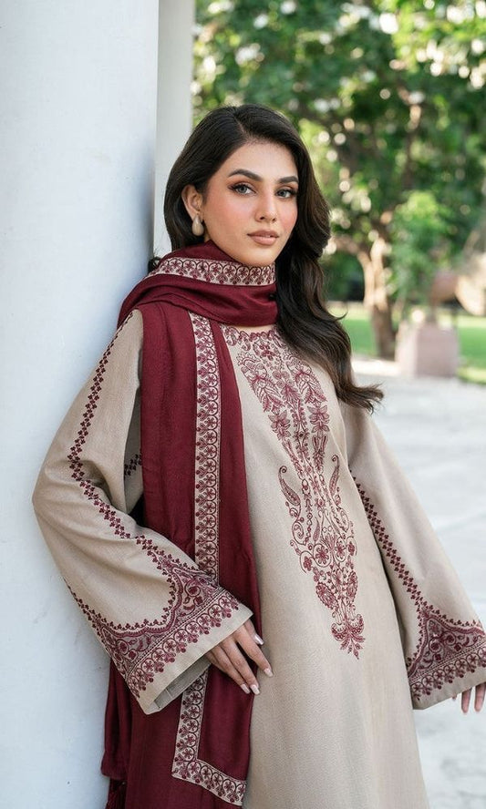 URGE DHANAK 3PC EMBROIDERED