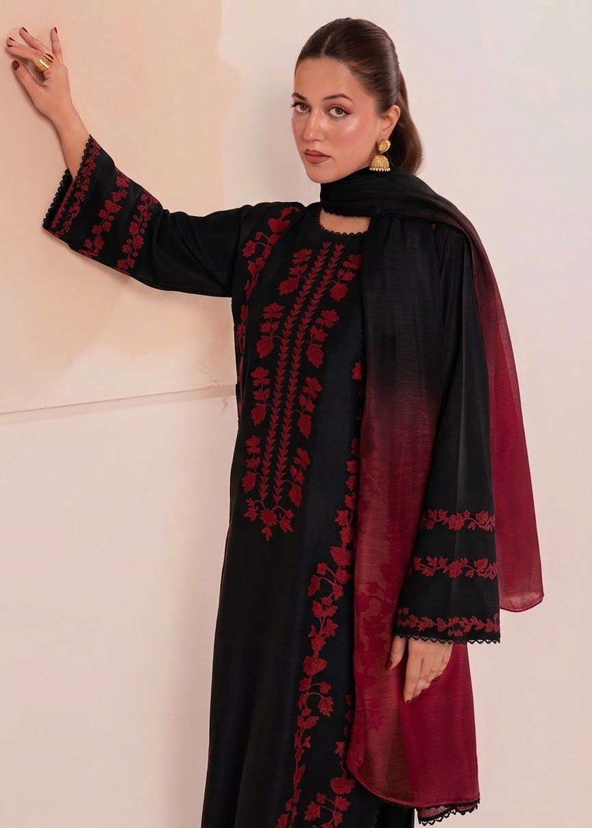 LAAM DHANAK 3PC EMBROIDERED