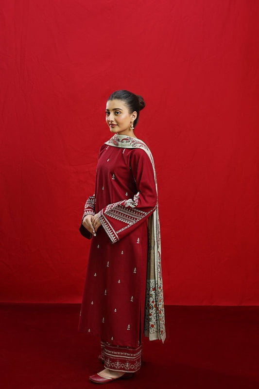 URGE DHANAK 3PC EMBROIDERED