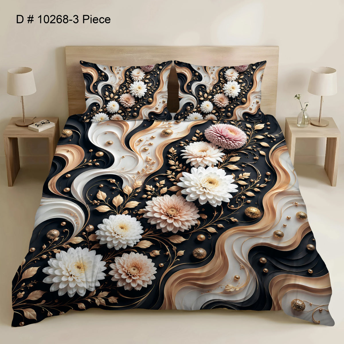 BEDIOR 5D DIGITAL PRINT BED SHEET SET