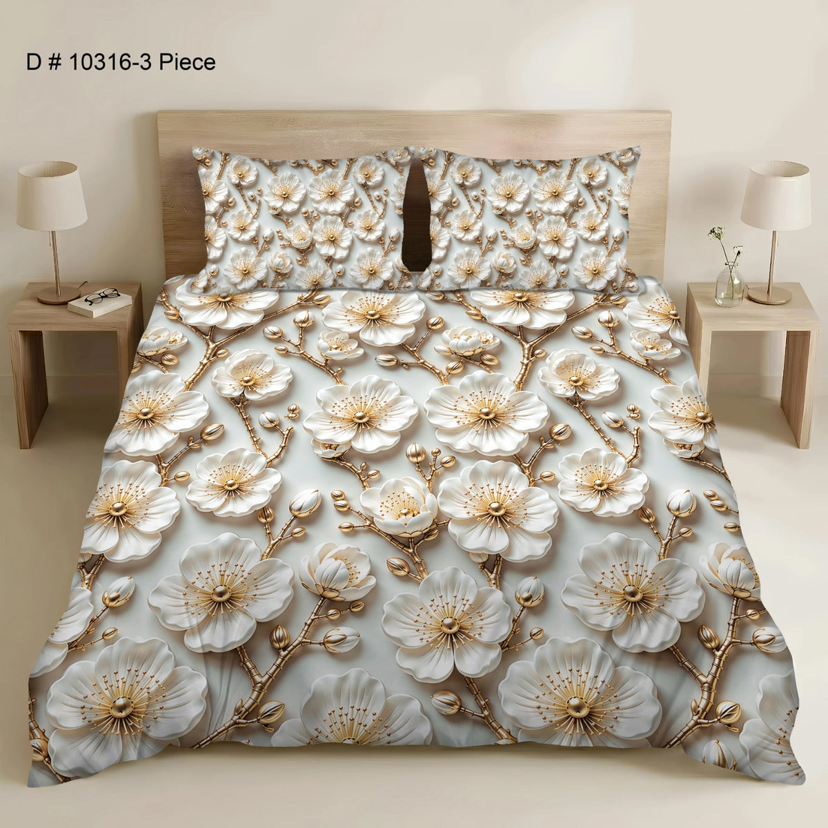 BEDIOR 5D DIGITAL PRINT BED SHEET SET