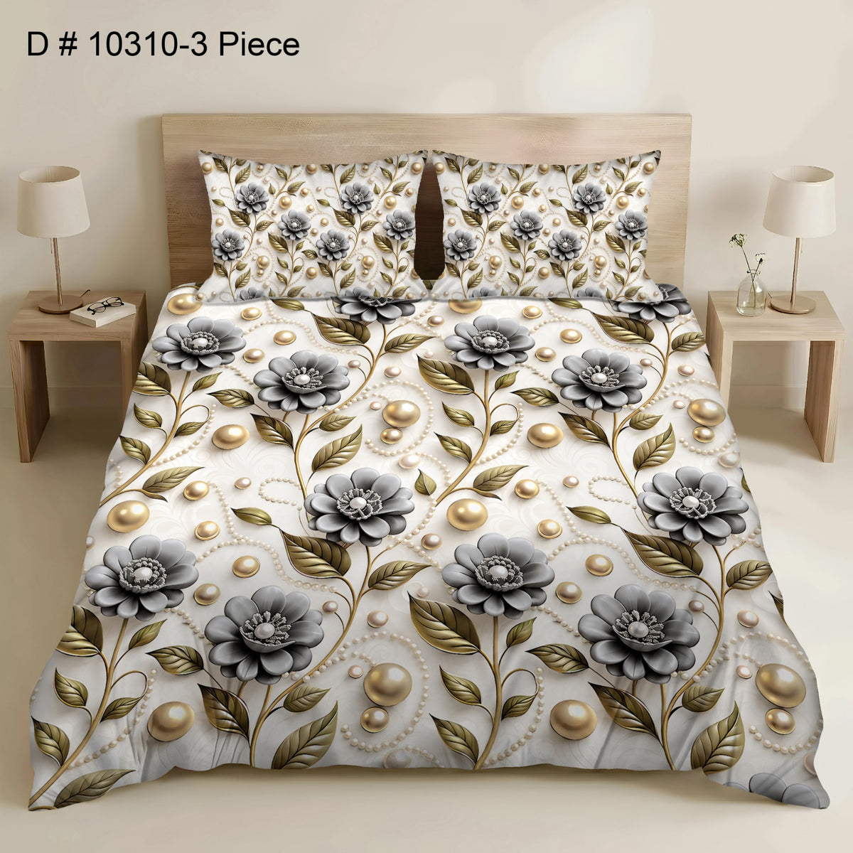 BEDIOR 5D DIGITAL PRINT BED SHEET SET