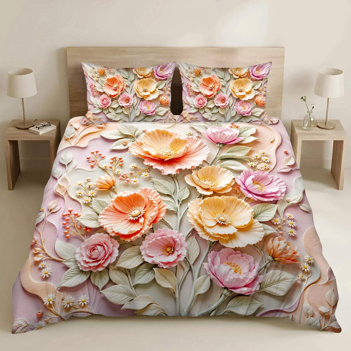 BEDIOR 5D DIGITAL PRINT BED SHEET SET