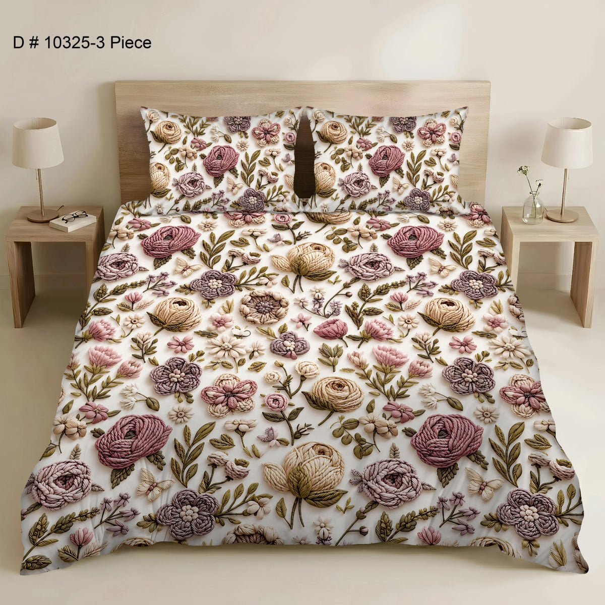 BEDIOR 5D DIGITAL PRINT BED SHEET SET