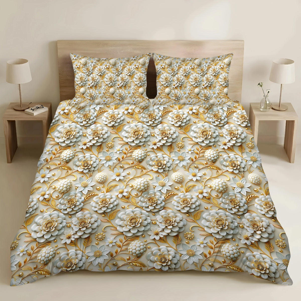 BEDIOR 5D DIGITAL PRINT BED SHEET SET