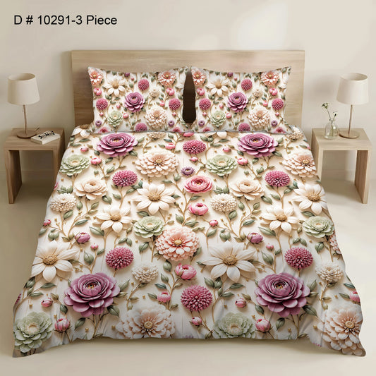 BEDIOR 5D DIGITAL PRINT BED SHEET SET