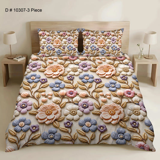 BEDIOR 5D DIGITAL PRINT BED SHEET SET