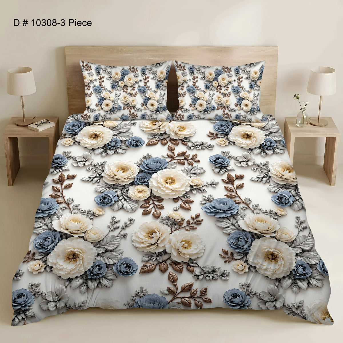 BEDIOR 5D DIGITAL PRINT BED SHEET SET