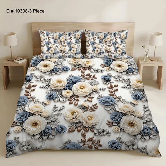 BEDIOR 5D DIGITAL PRINT BED SHEET SET