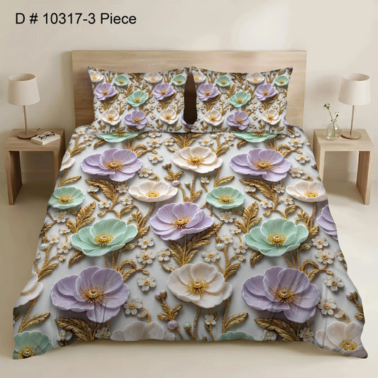 BEDIOR 5D DIGITAL PRINT BED SHEET SET