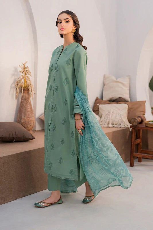 JAZMIN DHANAK 3PC EMBROIDERED